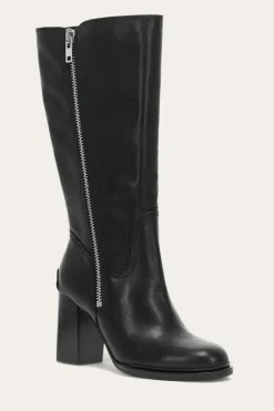 Frye Boots^Alex Heavy Zip Black