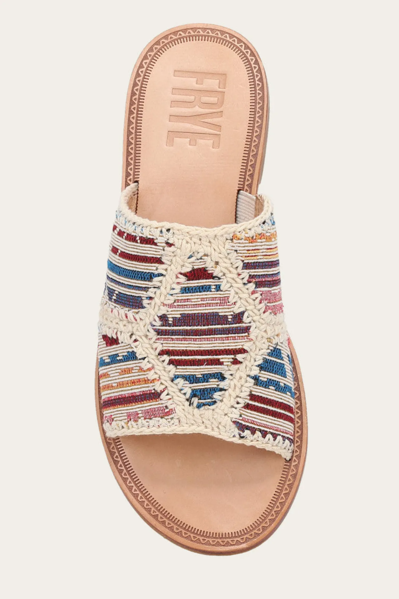 Frye Sandals^Ava Crochet Slide