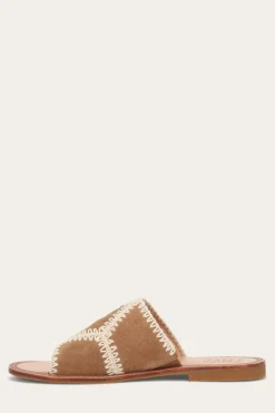 Frye Sandals^Ava Crochet Slide