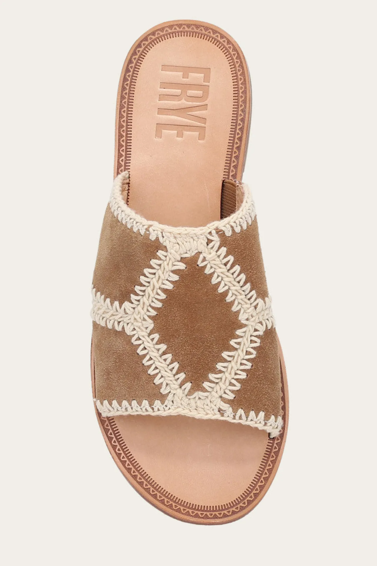 Frye Sandals^Ava Crochet Slide
