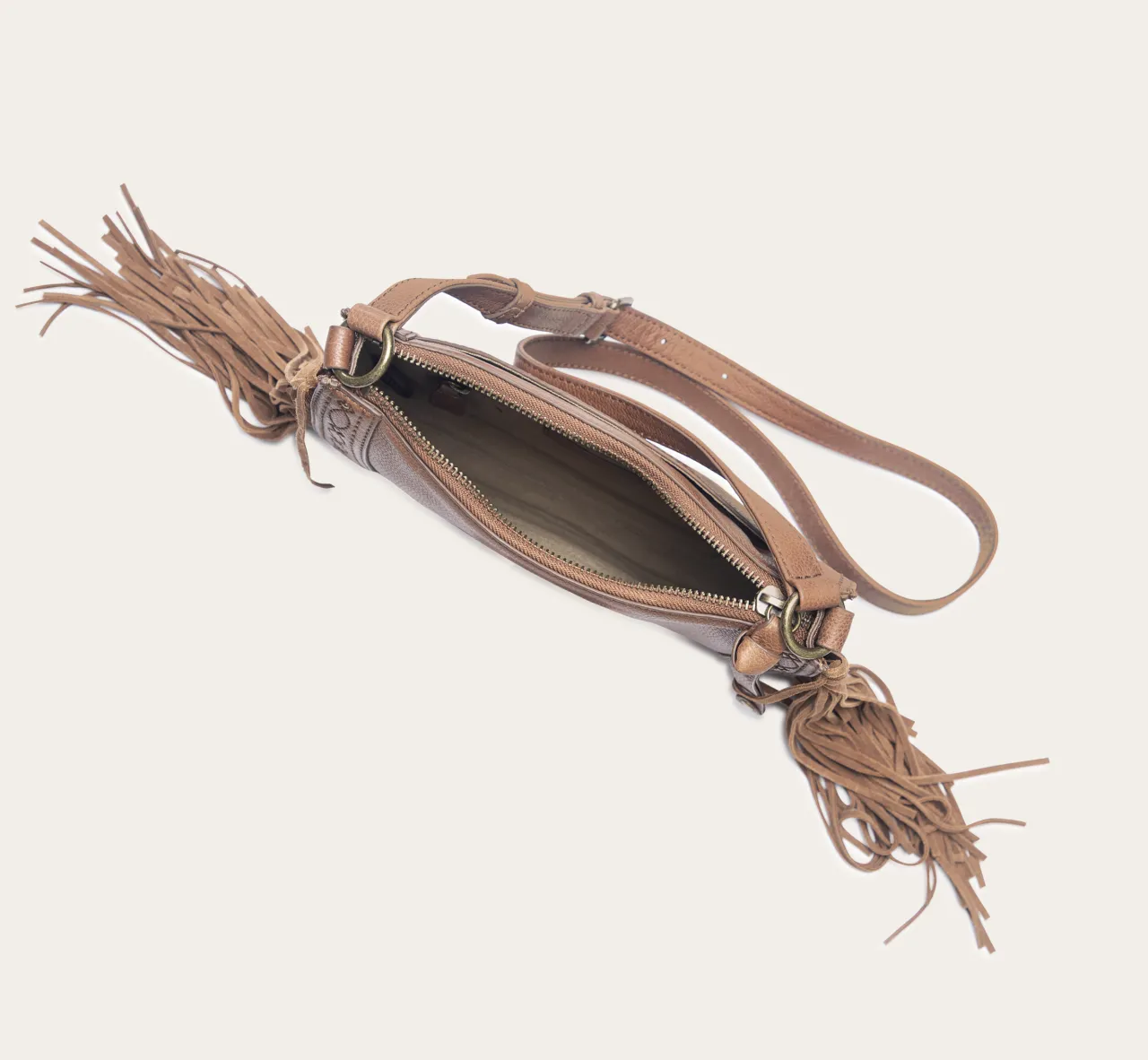 Frye Handbags^Ava Fringe Crossbody Cognac