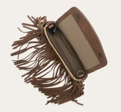 Frye Handbags^Ava Raffia Convertible Belt Bag Cognac