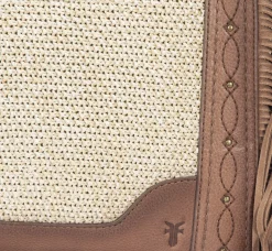 Frye Handbags^Ava Raffia Crossbody Cognac