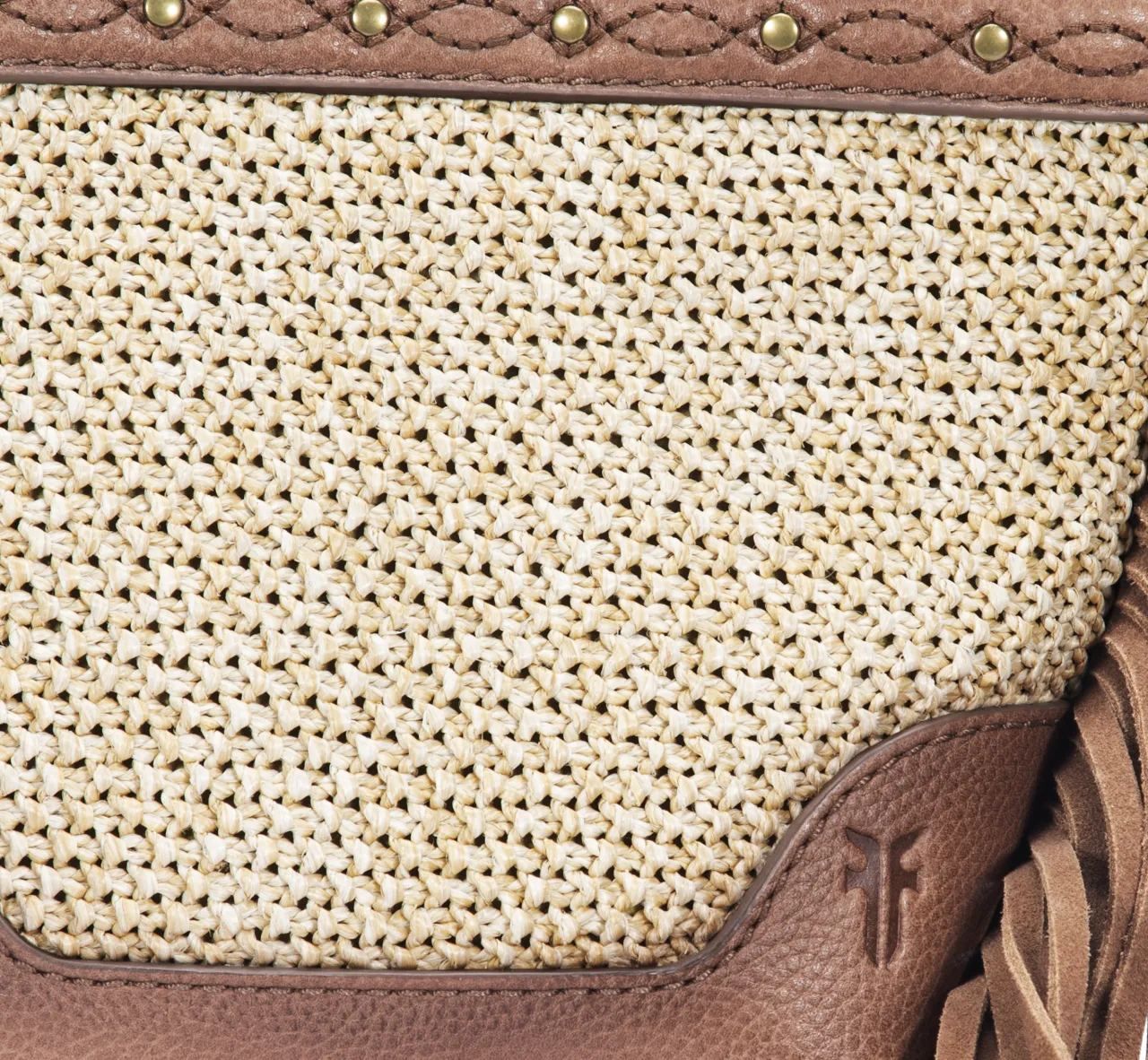 Frye Handbags^Ava Raffia Mini Bucket Cognac