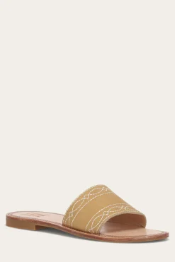 Frye Sandals^Ava Woodstock Slide