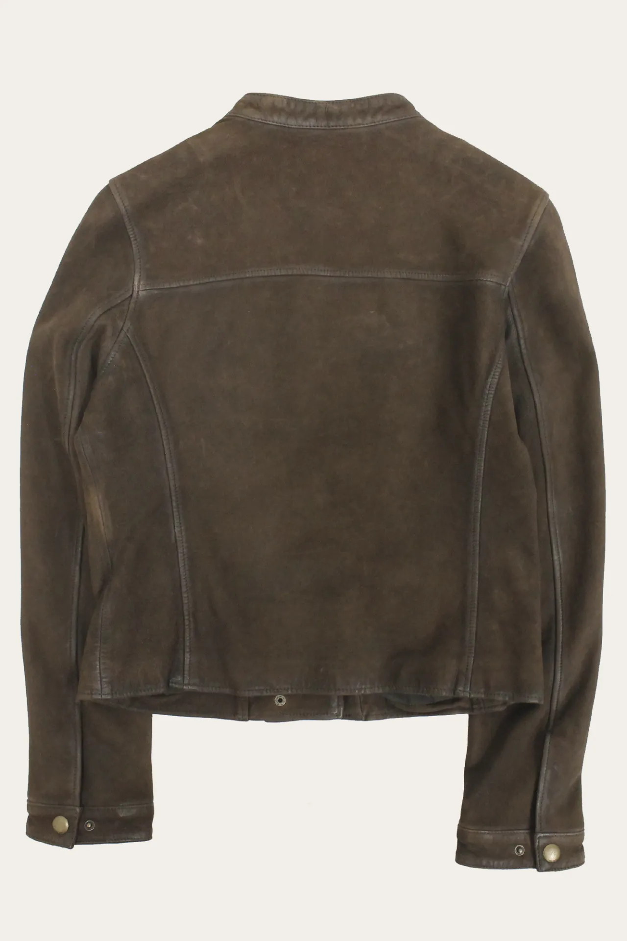 Frye Leather Jackets^Biker-racer Leather Jacket Dark Brown