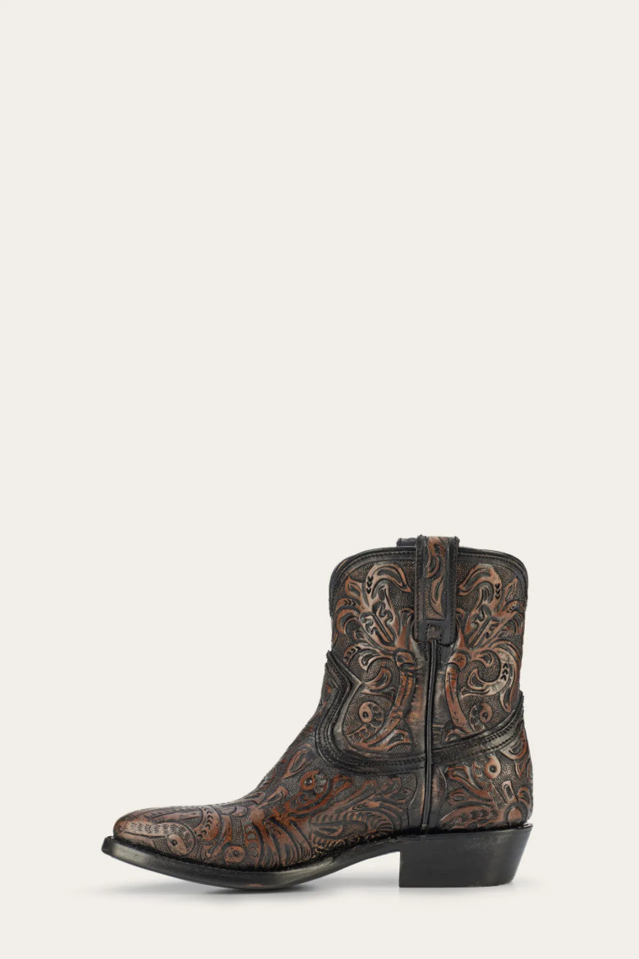 Frye Booties^Billy Short Tooled Black