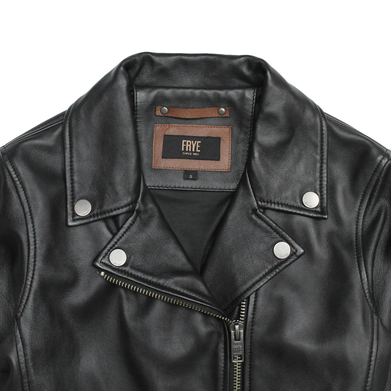 Frye Leather Jackets^Biker Jacket Black