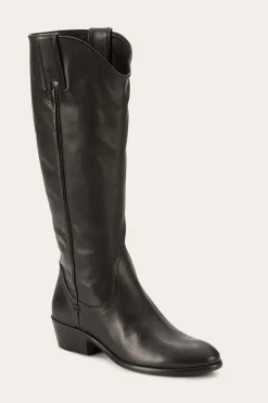 Frye Boots^Carson Pull On Wide Calf Black