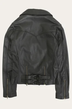 Frye Leather Jackets^Classic Biker Leather Jacket