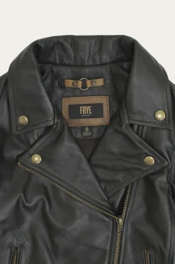 Frye Leather Jackets^Classic Biker Leather Jacket