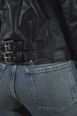 Frye Leather Jackets^Classic Biker Leather Jacket