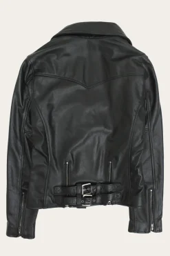 Frye Leather Jackets^Classic Biker Leather Jacket