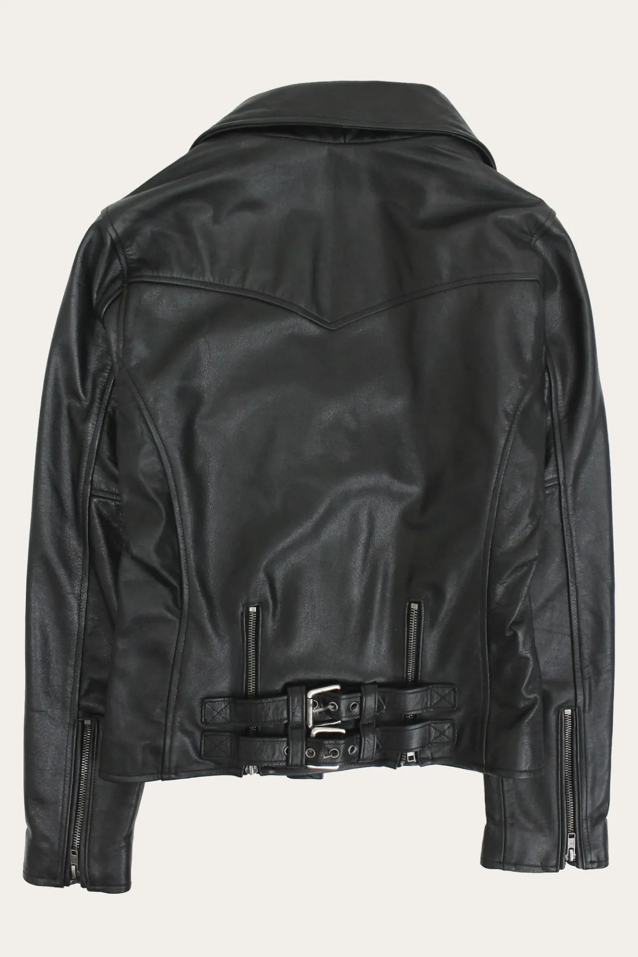 Frye Leather Jackets^Classic Biker Leather Jacket