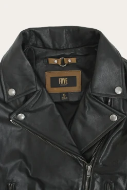 Frye Leather Jackets^Classic Biker Leather Jacket