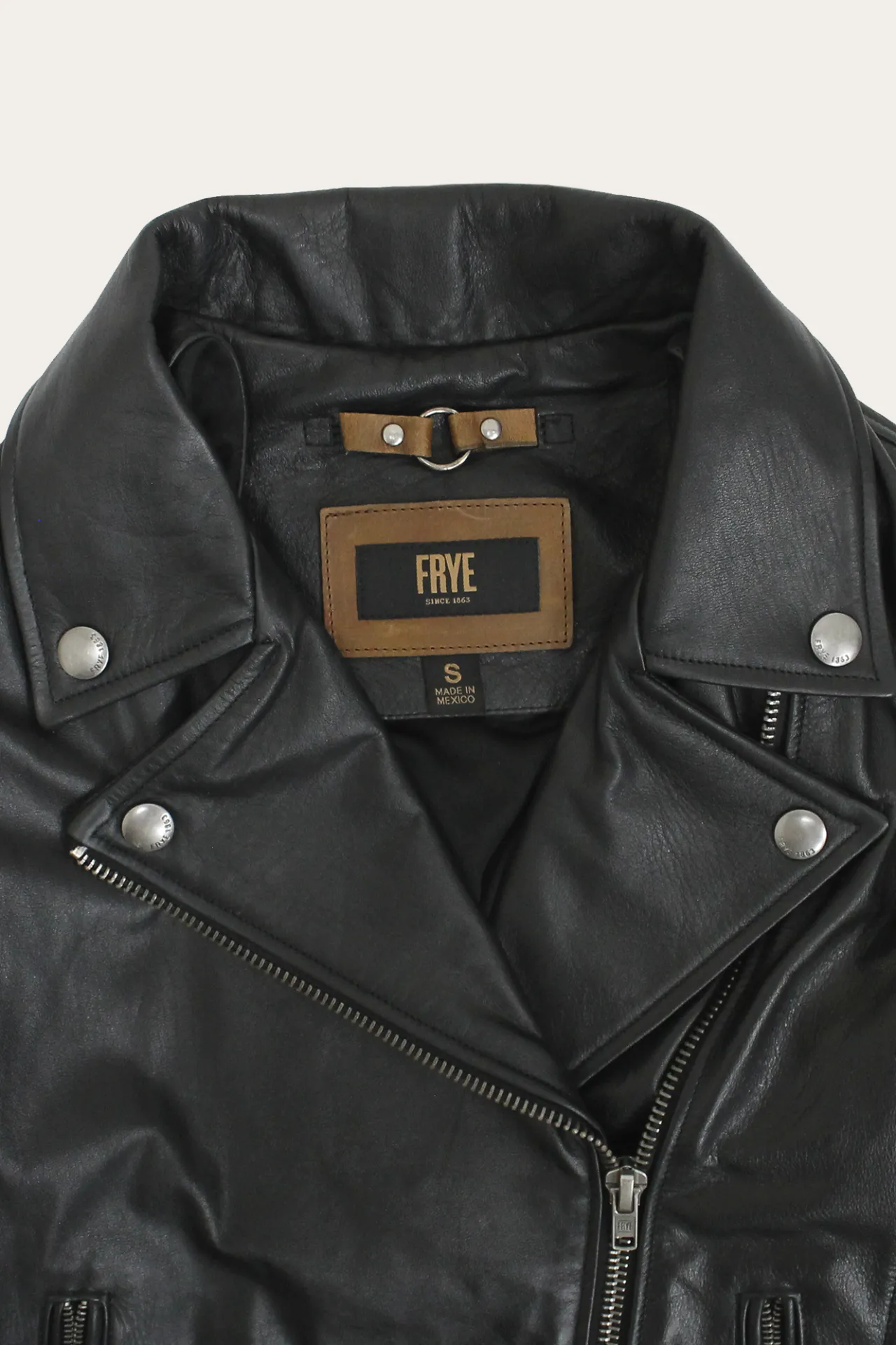 Frye Leather Jackets^Classic Biker Leather Jacket
