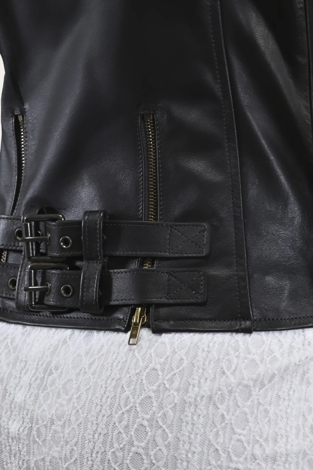 Frye Leather Jackets^Classic Biker Leather Jacket