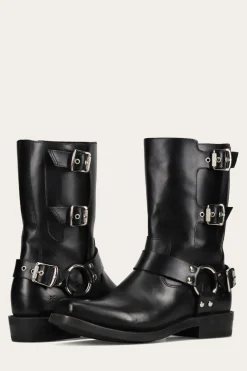 Frye Boots^Conway Moto Harness Black