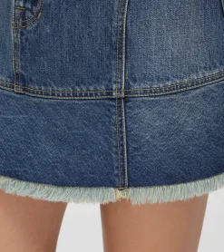 Frye Bottoms^Denim Mini Skirt Mustang Wash
