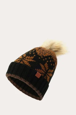 Frye Cold Weather^Fair Isle Beanie With Cuff & Faux Fur Pom