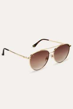 Frye Sunglasses^Frenchie Sunglasses Gold
