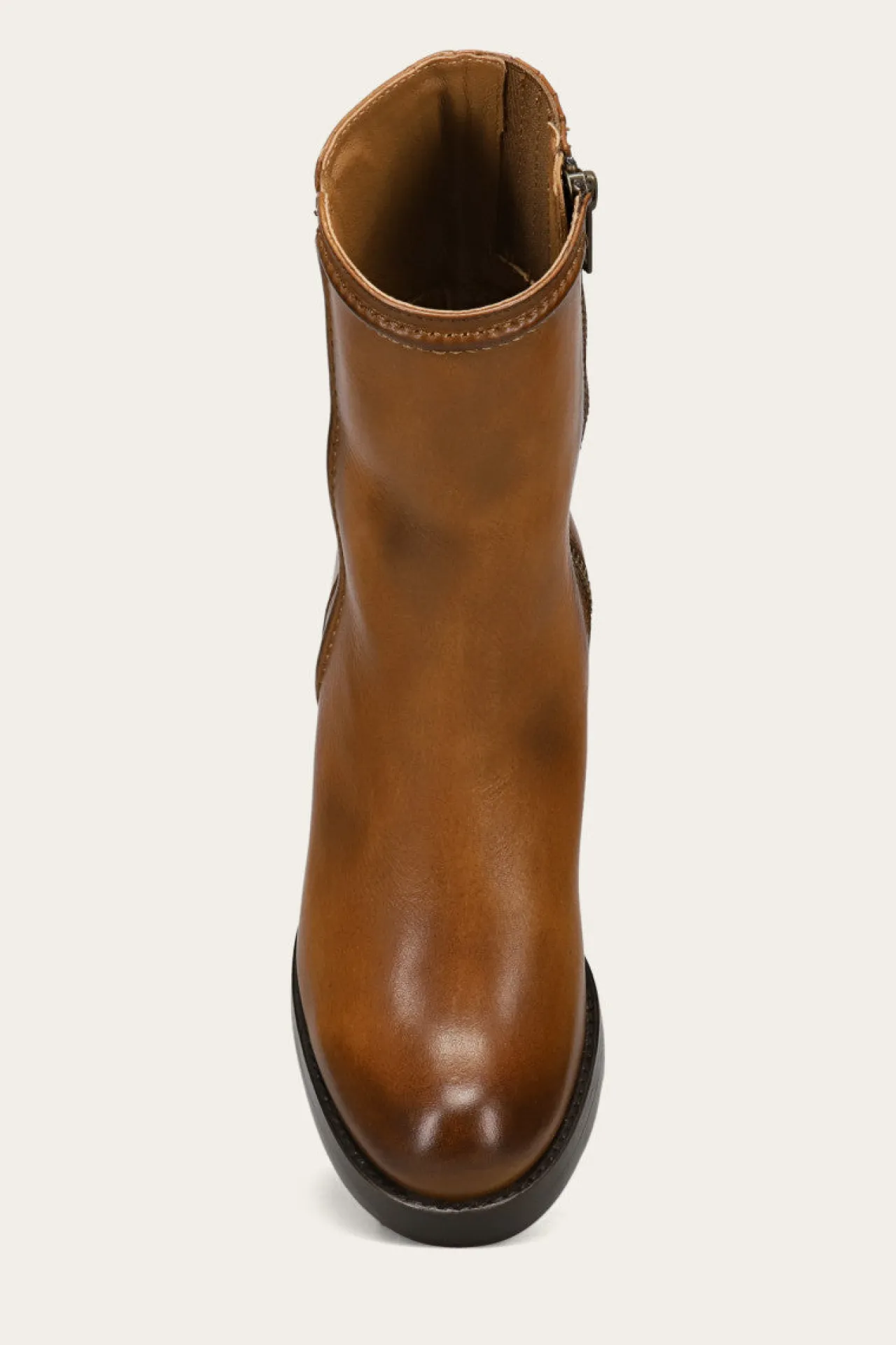 Frye Booties^Jean Short Inside Zip