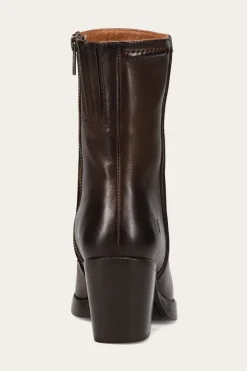 Frye Booties^Jean Short Inside Zip