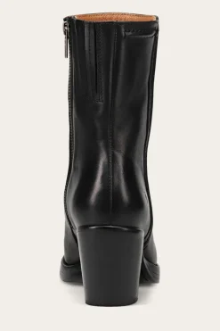 Frye Booties^Jean Short Inside Zip