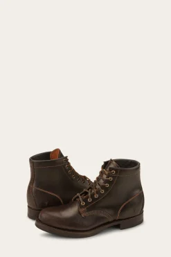 Frye Boots^John Addison Lace Up Brown