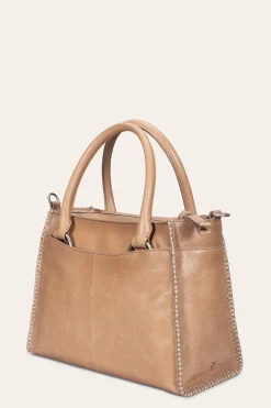 Frye Handbags^Joy Satchel BEIGE