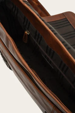 Frye Bags^Logan Messenger Cognac