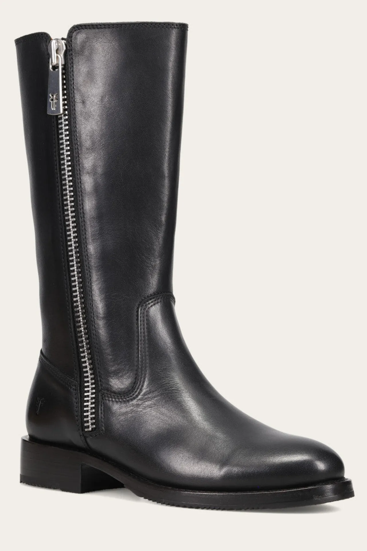 Frye Boots^Madison Heavy Zip Tall Black