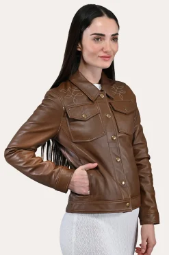 Frye Leather Jackets^Trucker Jacket Medium Brown