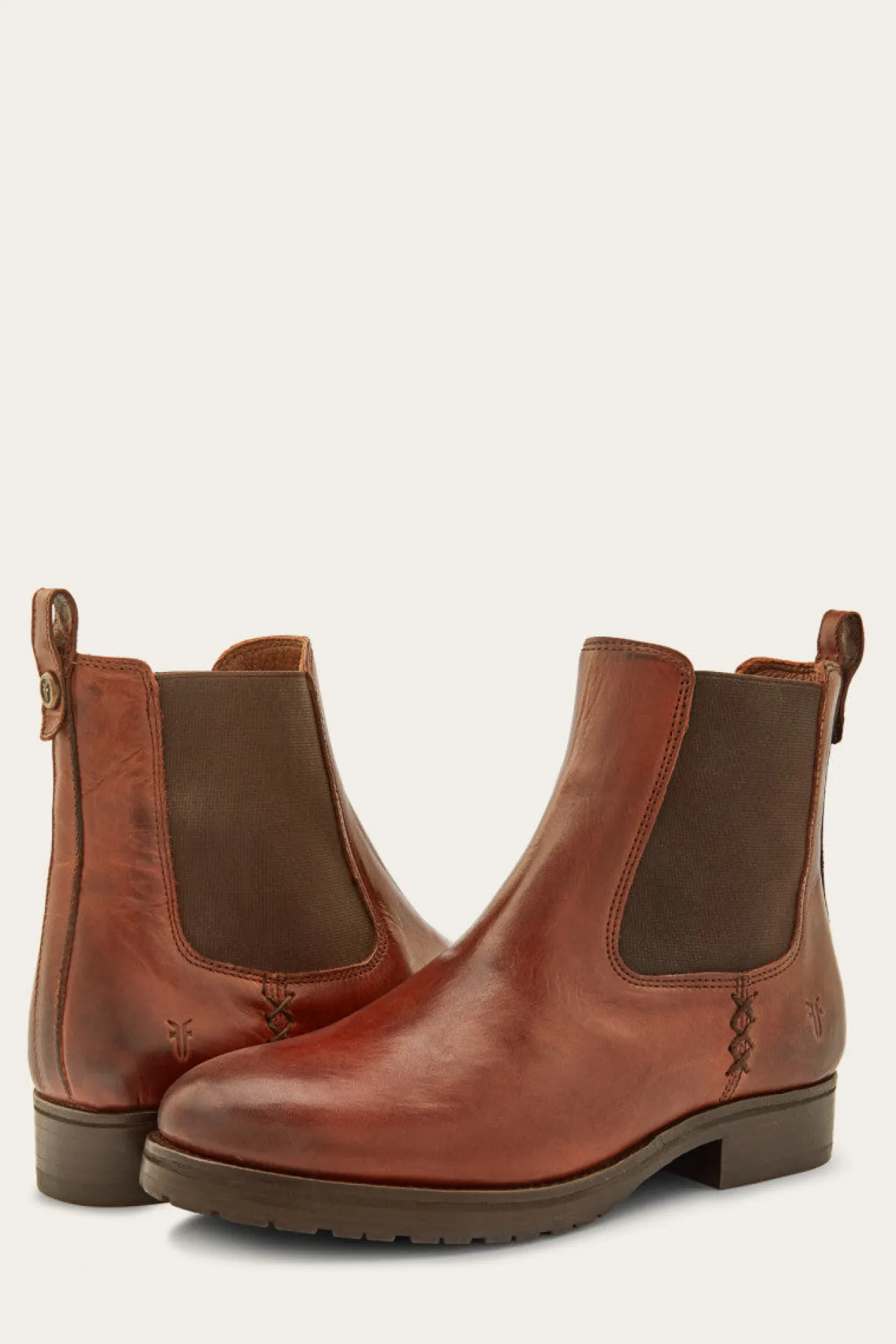 Frye Booties^Melissa Double Sole Chelsea