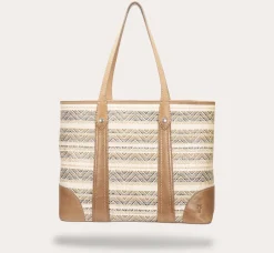 Frye Handbags^Melissa Straw Shopper Beige