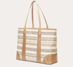 Frye Handbags^Melissa Straw Shopper Beige