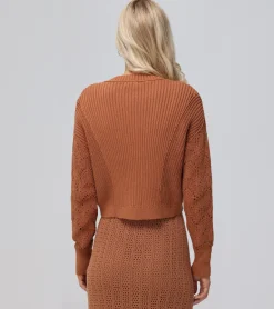 Frye Tops^Mixed Stitch Button Front Cardigan