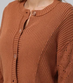 Frye Tops^Mixed Stitch Button Front Cardigan