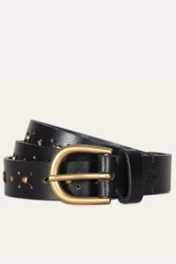 Frye Belts^25MM Beaded Perf Belt