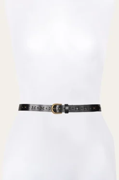 Frye Belts^25MM Beaded Perf Belt