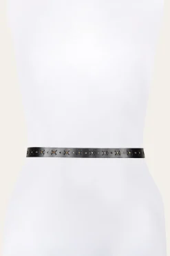 Frye Belts^25MM Beaded Perf Belt