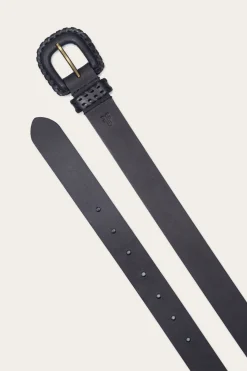 Frye Belts^30mm Belt With Covered Buckle & Leather Lacing