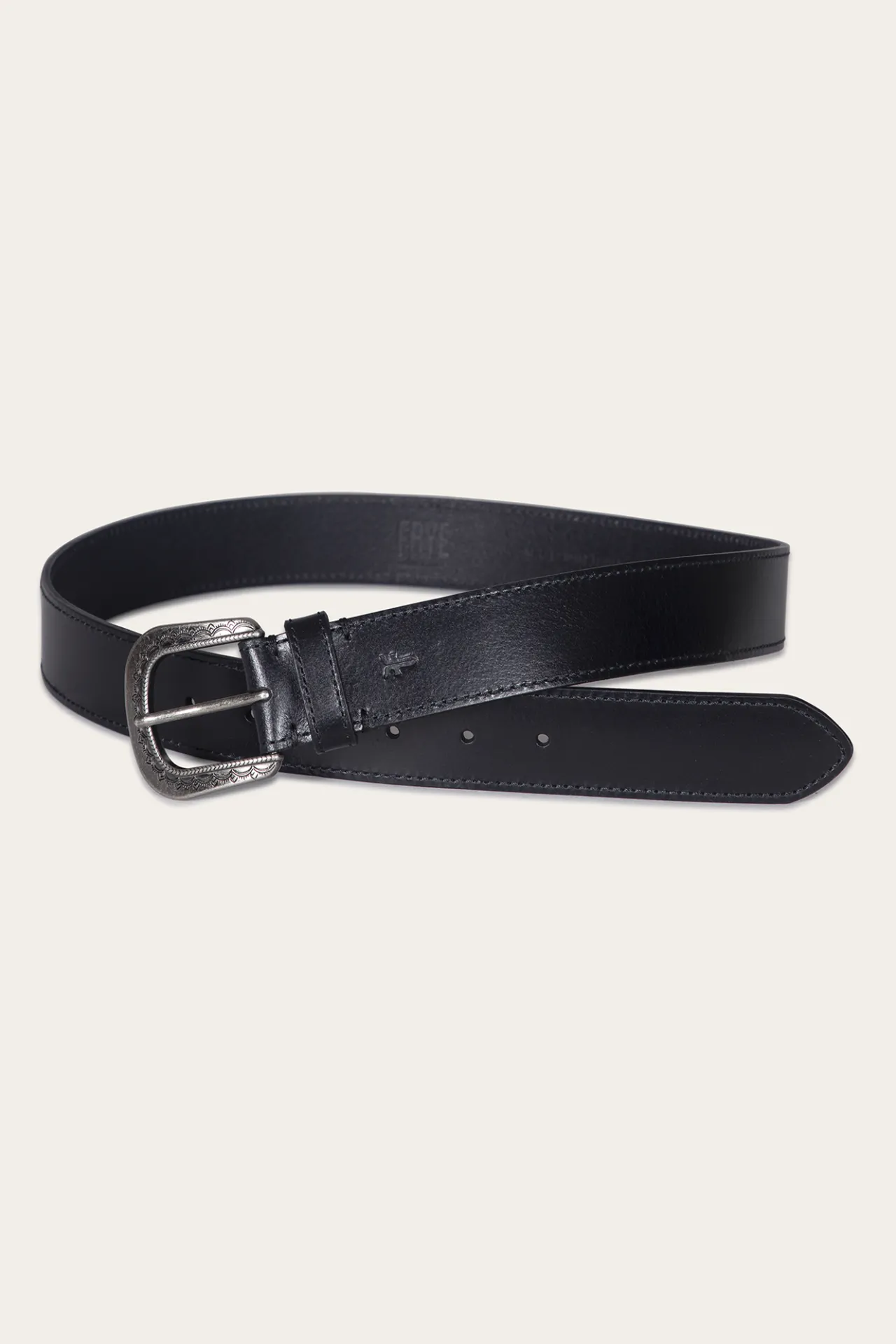 Frye Belts^38mm Belt With Engraved Buckle