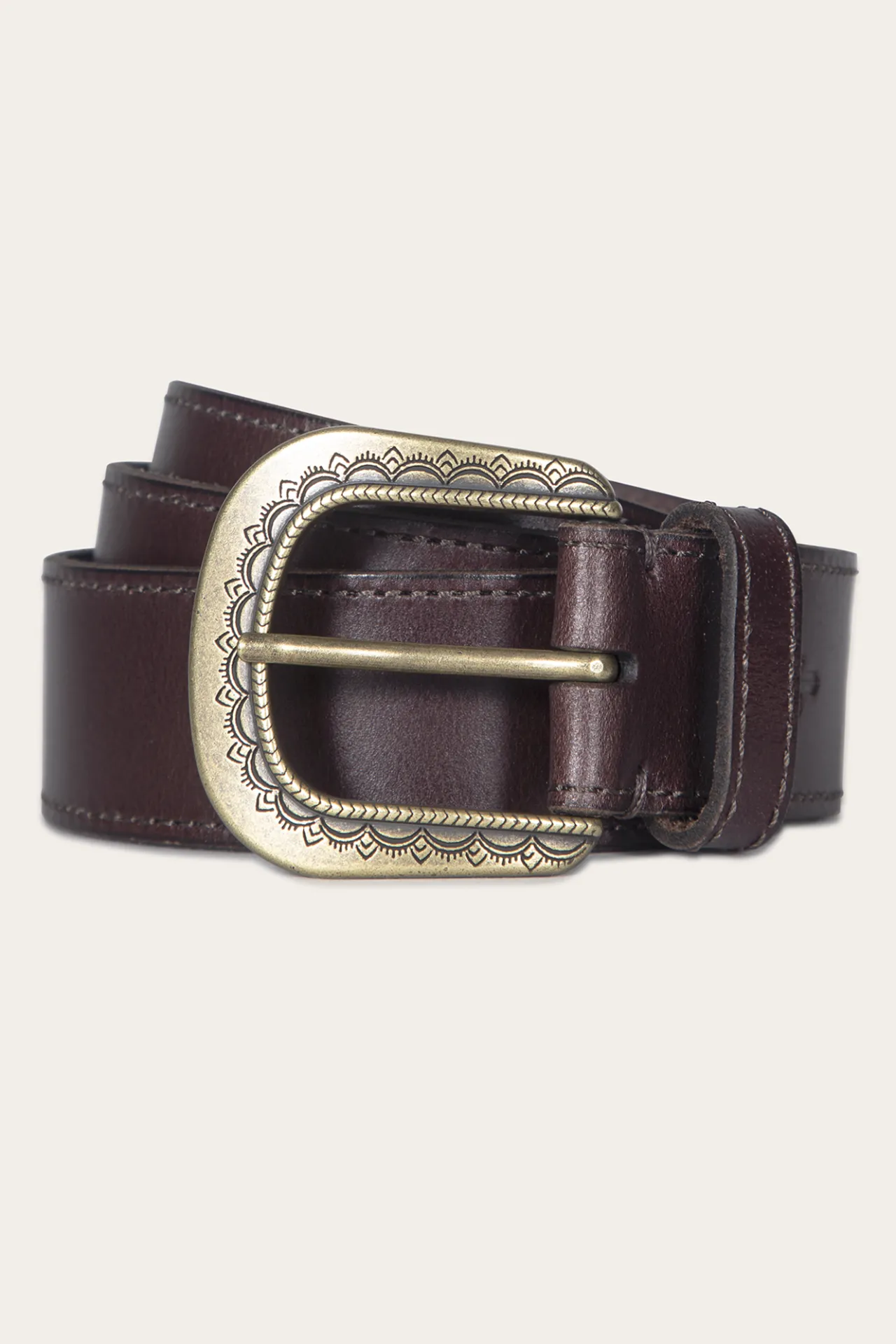 Frye Belts^38mm Belt With Engraved Buckle
