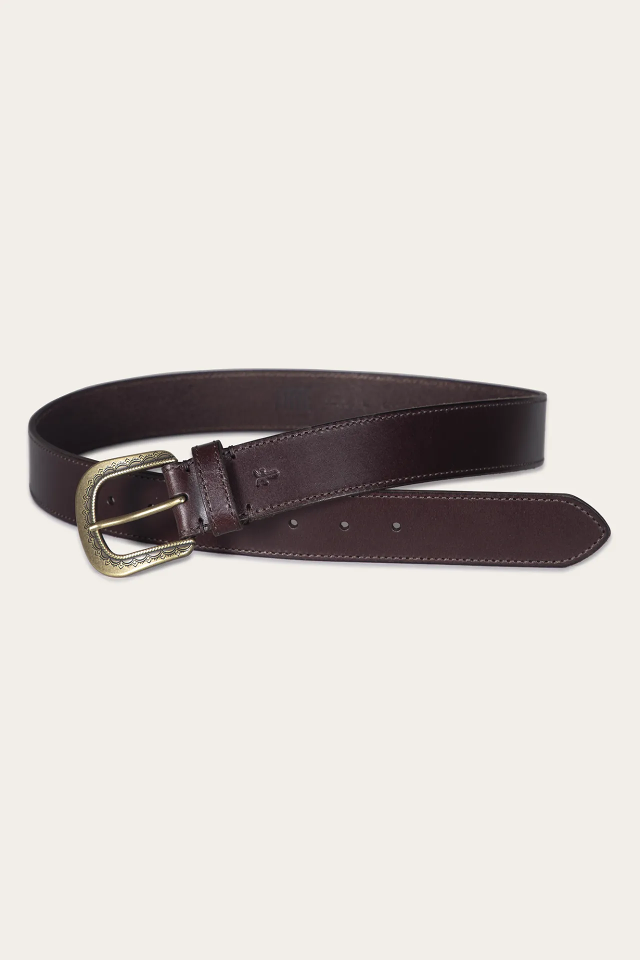 Frye Belts^38mm Belt With Engraved Buckle
