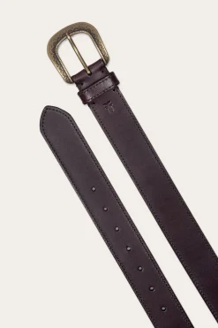 Frye Belts^38mm Belt With Engraved Buckle