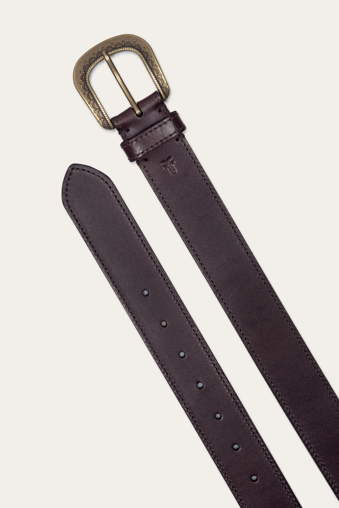 Frye Belts^38mm Belt With Engraved Buckle