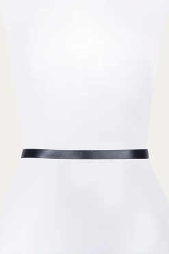 Frye Belts^21mm Logo Western Center Bar Belt