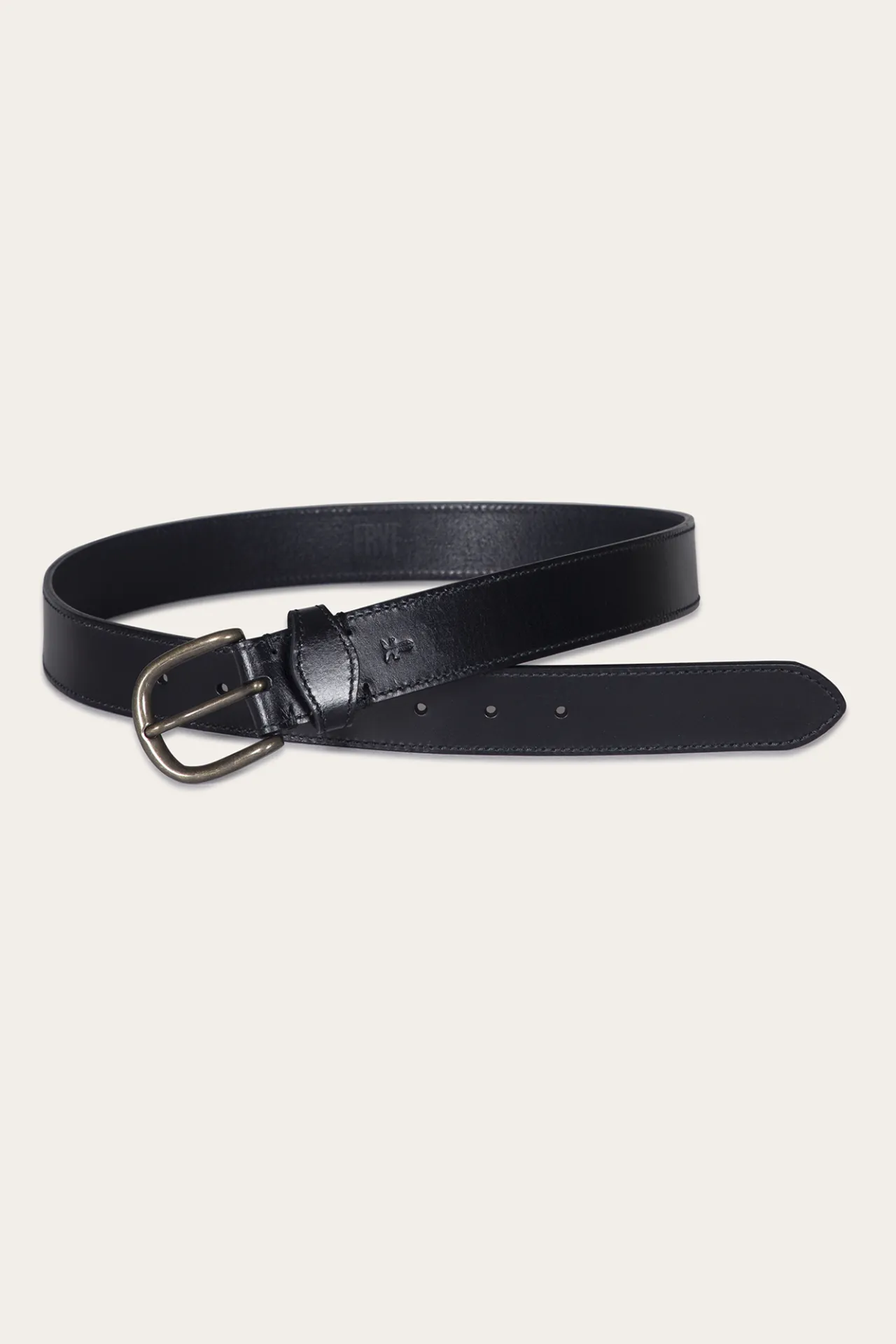 Frye Belts^35mm Stitched Edge Belt With Shaped Keeper