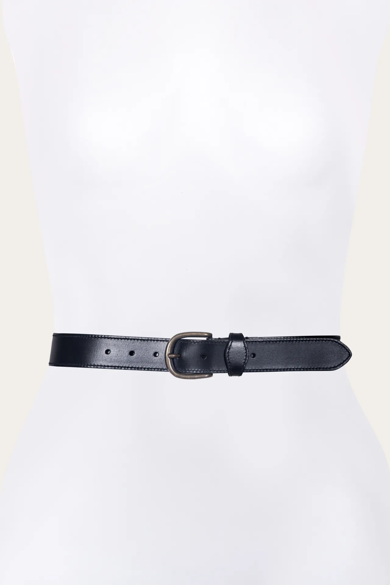 Frye Belts^35mm Stitched Edge Belt With Shaped Keeper